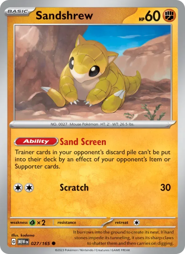 Sandshrew, 151