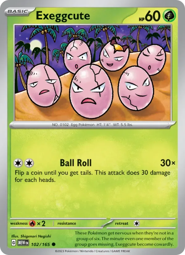 Exeggcute, 151