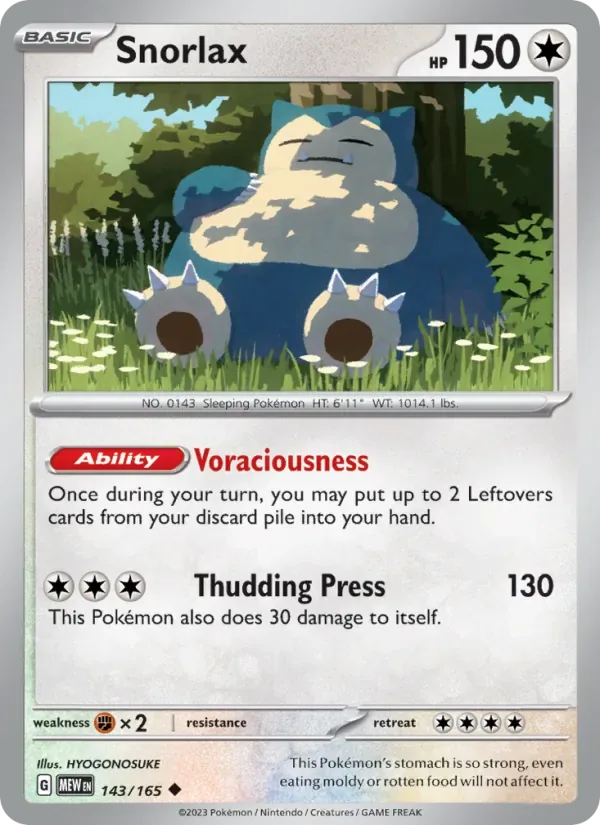 Snorlax, 151