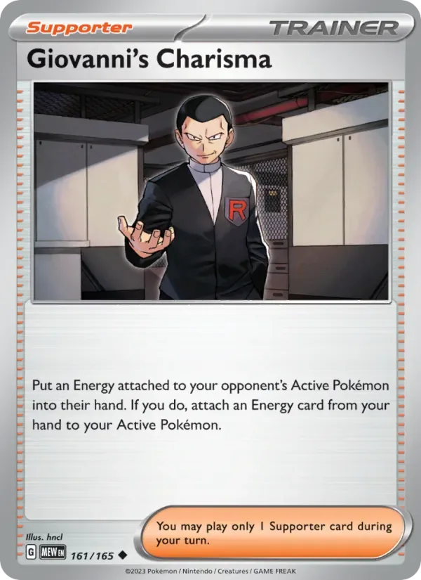 Giovanni's Charisma, 151