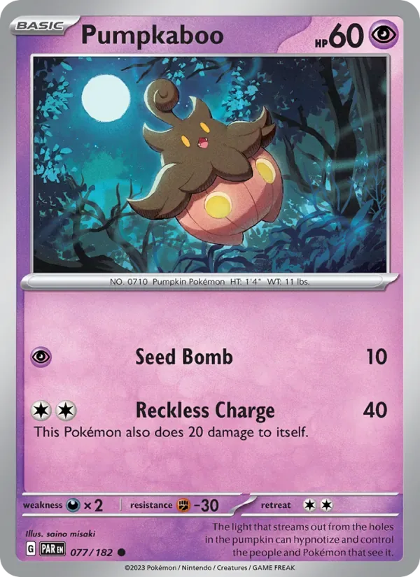 Pumpkaboo, Paradox Rift