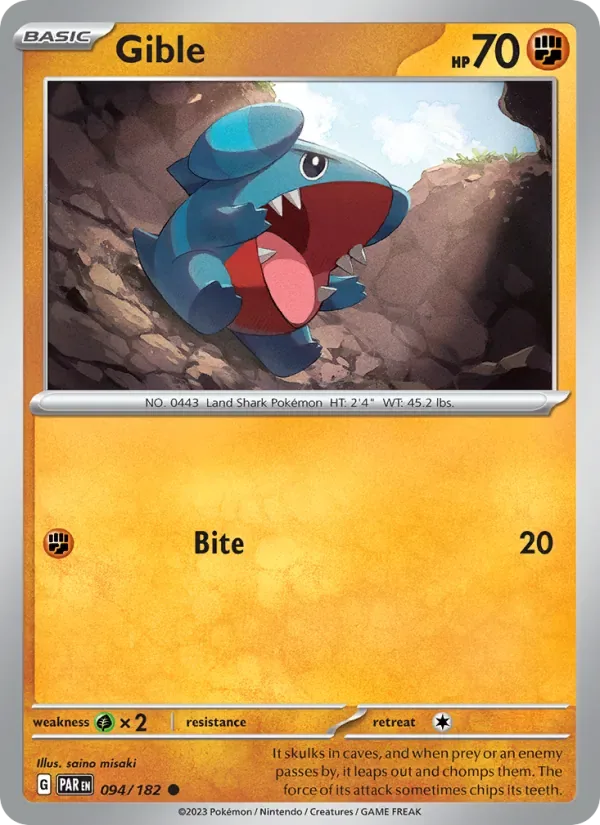 Gible, Paradox Rift