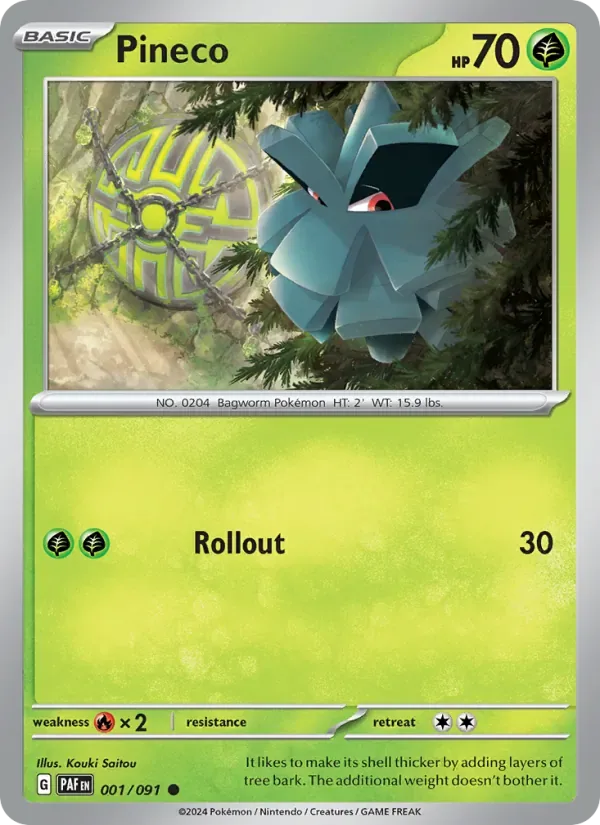 Pineco, Paldean Fates