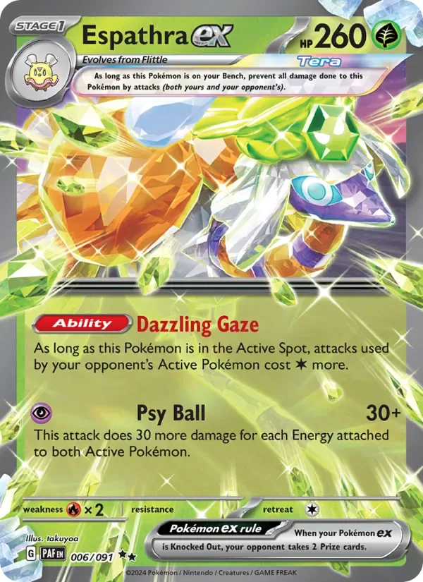 Espathra ex, Paldean Fates