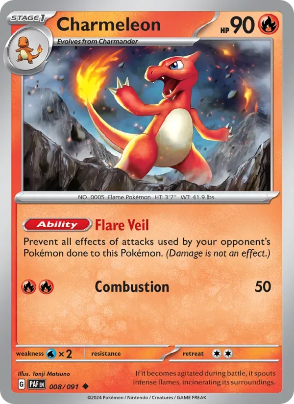 Charmeleon, Paldean Fates
