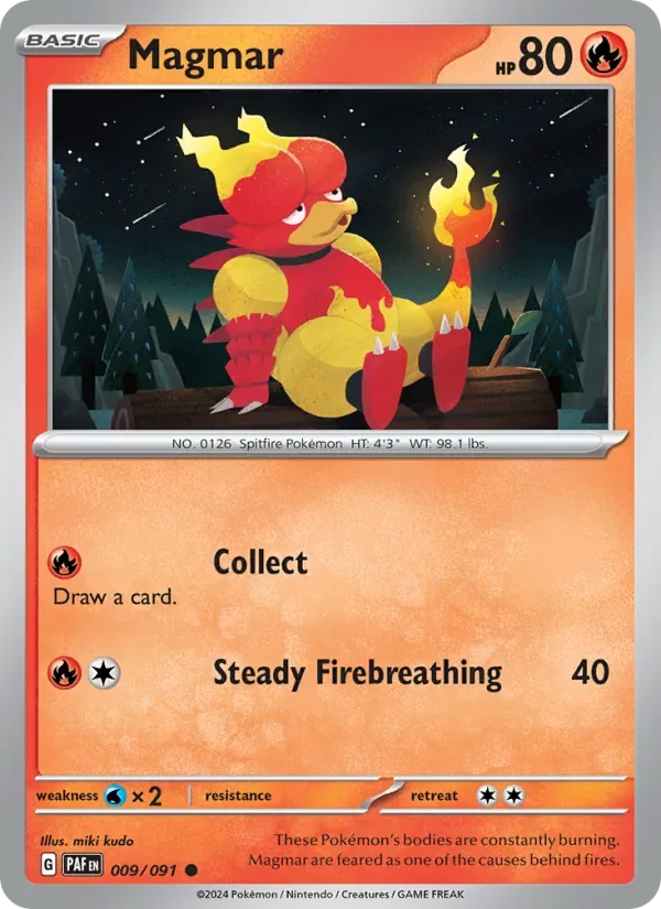 Magmar, Paldean Fates