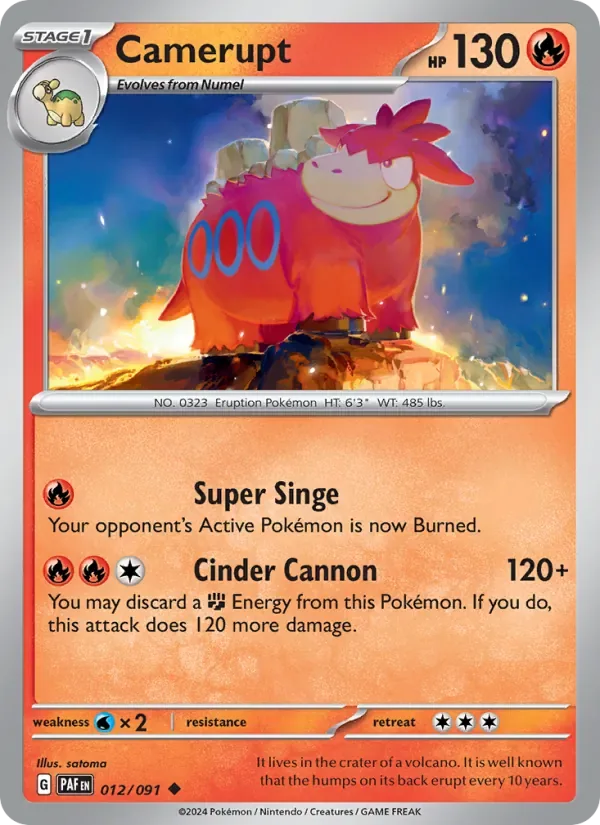 Camerupt, Paldean Fates