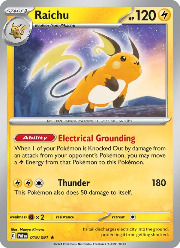 Raichu, Paldean Fates