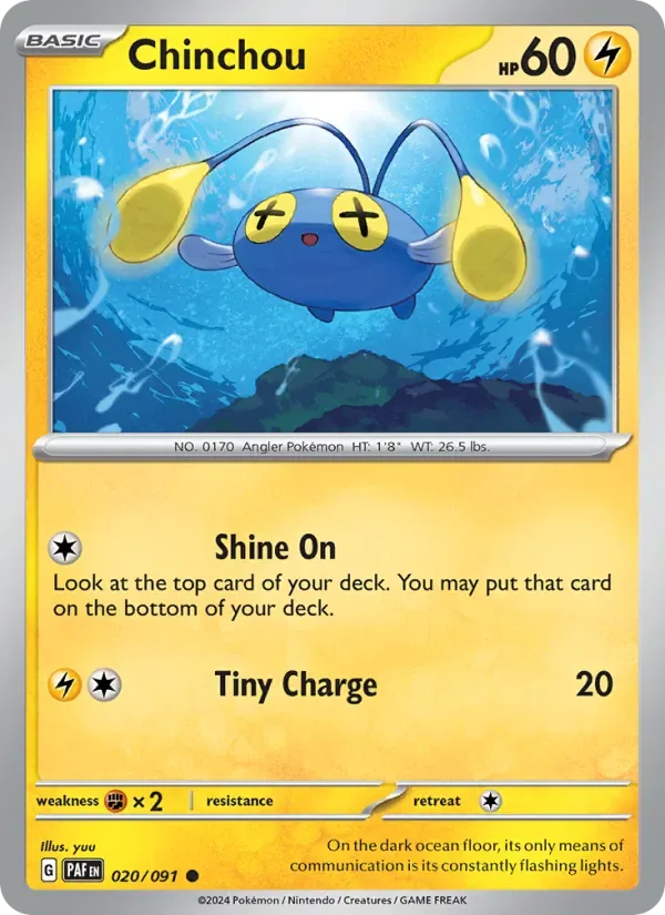Chinchou, Paldean Fates