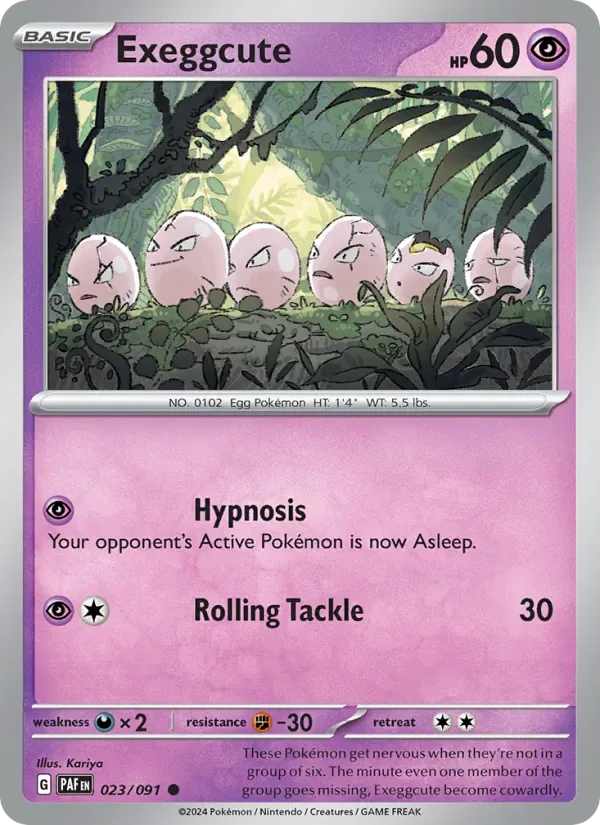 Exeggcute, Paldean Fates