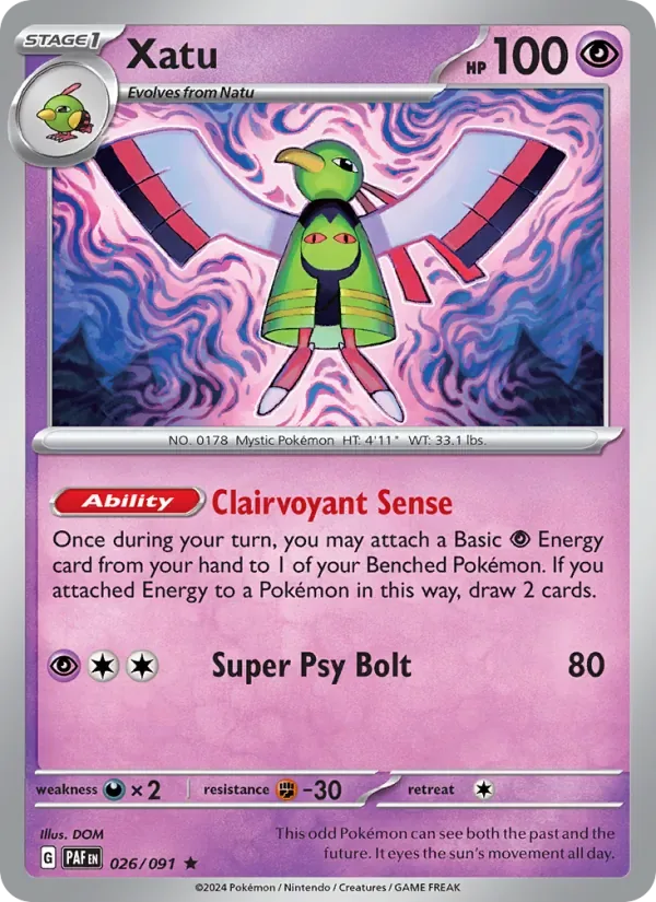 Xatu, Paldean Fates