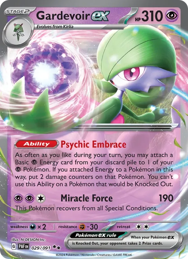 Gardevoir ex, Paldean Fates