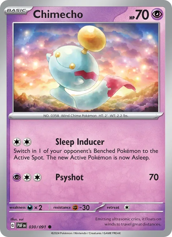 Chimecho, Paldean Fates