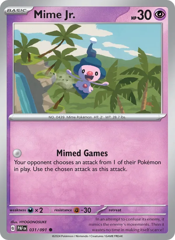 Mime Jr., Paldean Fates