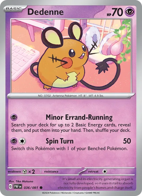 Dedenne, Paldean Fates