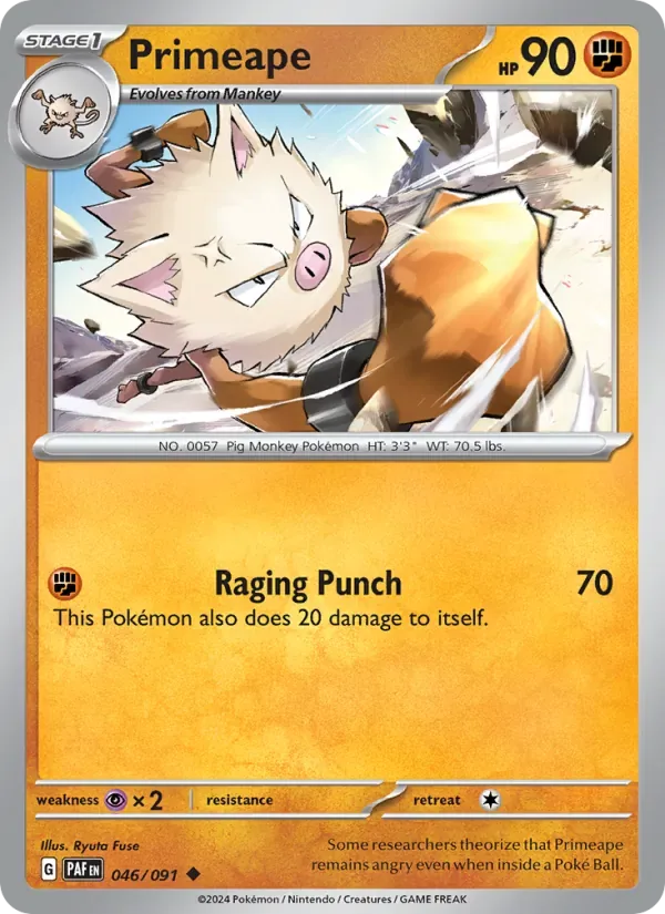 Primeape, Paldean Fates