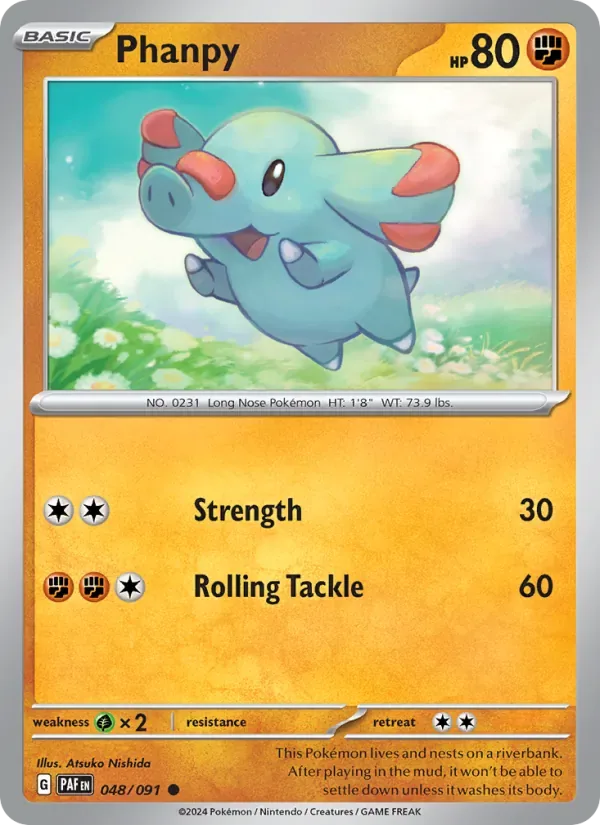 Phanpy, Paldean Fates