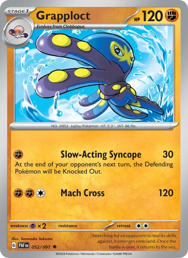 Grapploct, Paldean Fates
