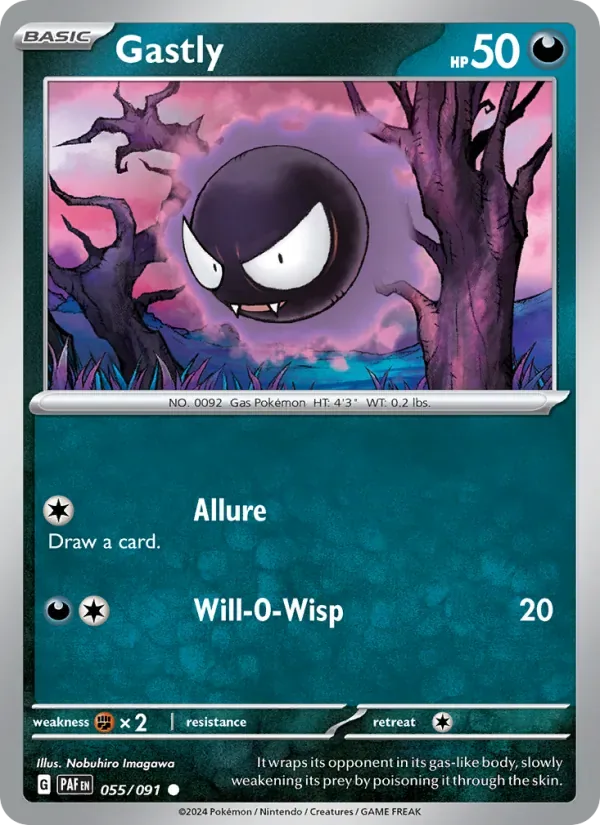 Gastly, Paldean Fates