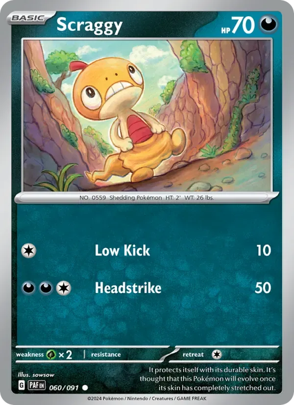 Scraggy, Paldean Fates