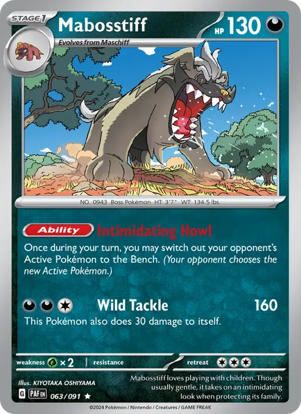 Mabosstiff, Paldean Fates