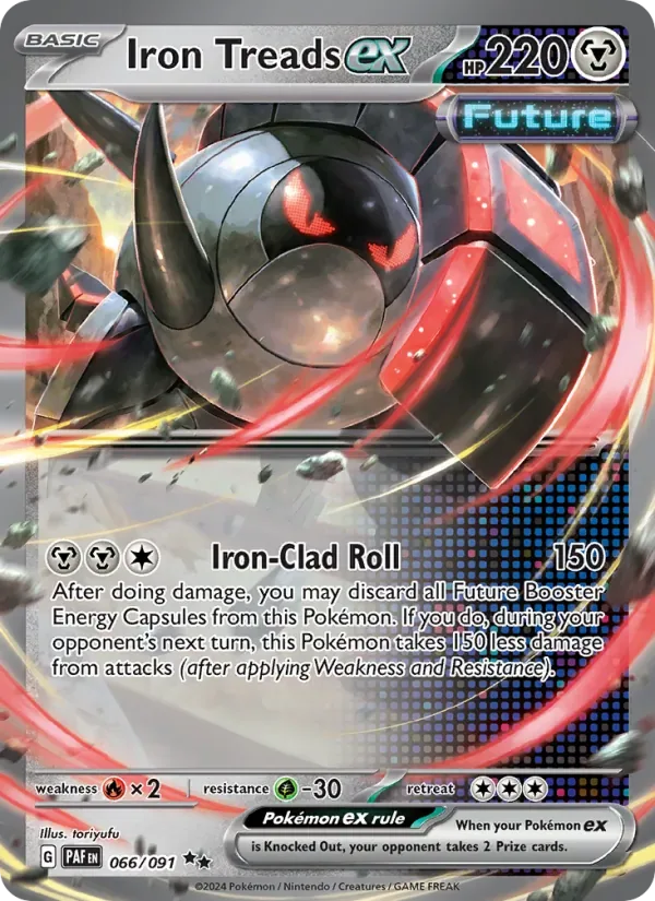 Iron Treads ex, Paldean Fates