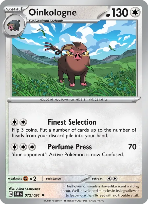 Oinkologne, Paldean Fates