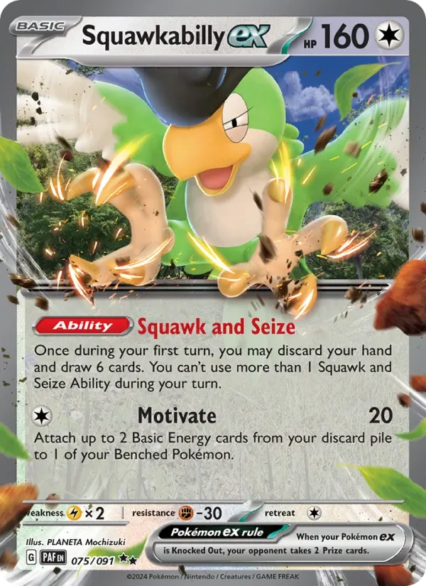 Squawkabilly ex, Paldean Fates