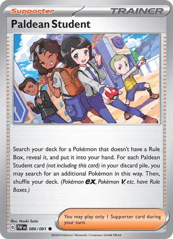 Paldean Student, Paldean Fates