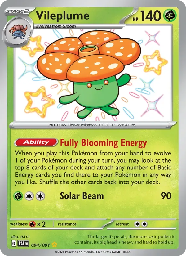 Vileplume, Paldean Fates