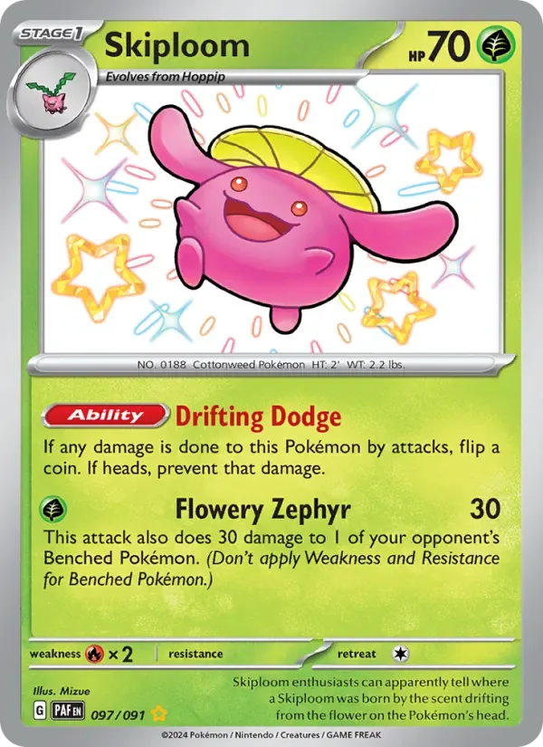 Skiploom, Paldean Fates