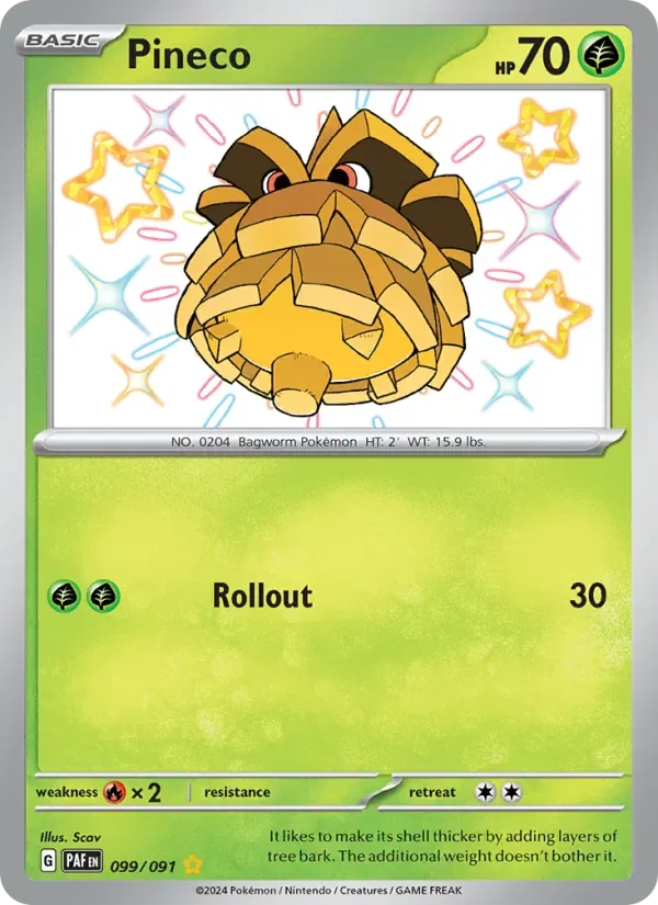 Pineco, Paldean Fates