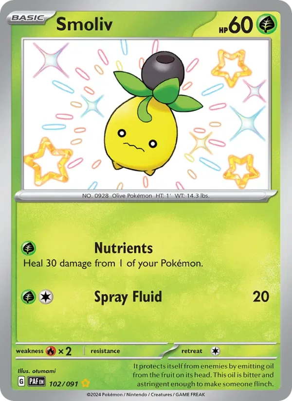 Smoliv, Paldean Fates