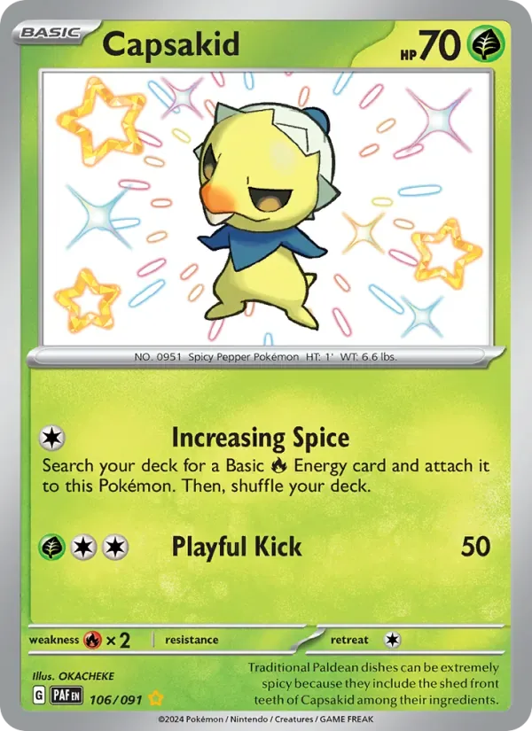 Capsakid, Paldean Fates