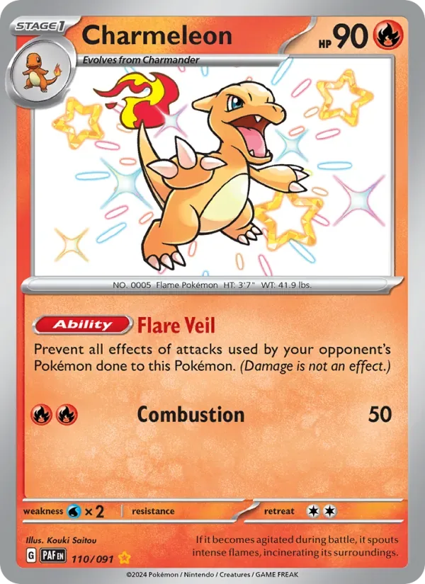 Charmeleon, Paldean Fates