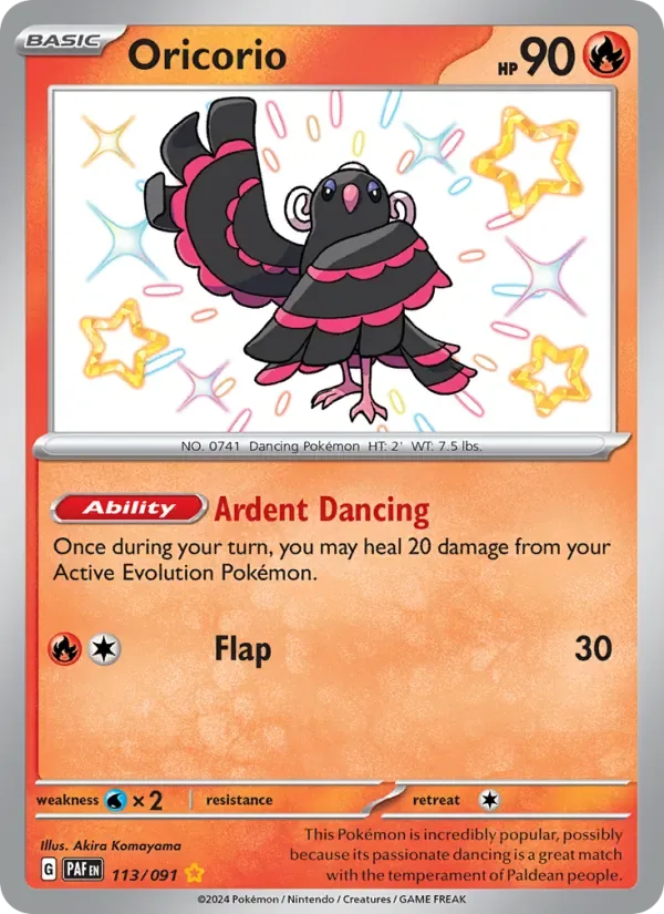 Oricorio, Paldean Fates