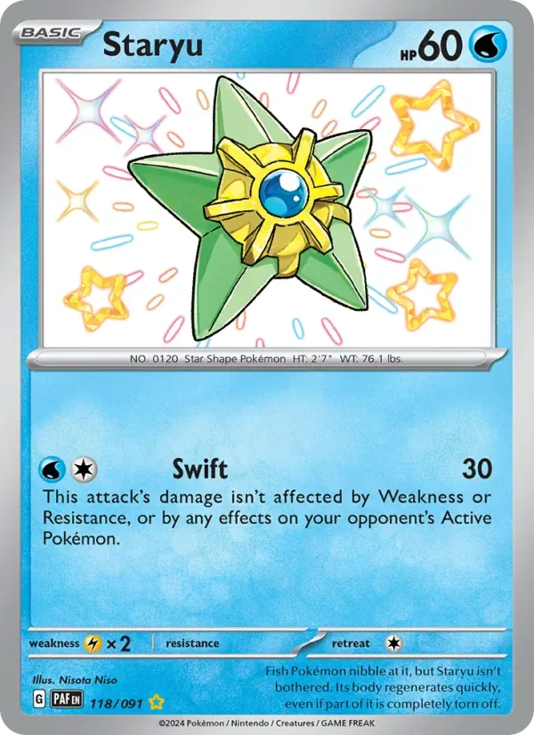 Staryu, Paldean Fates