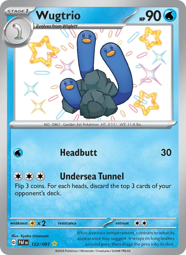 Wugtrio, Paldean Fates