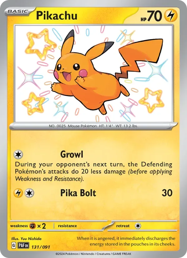 Pikachu, Paldean Fates