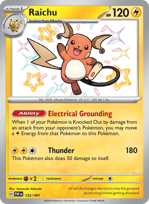 Raichu, Paldean Fates