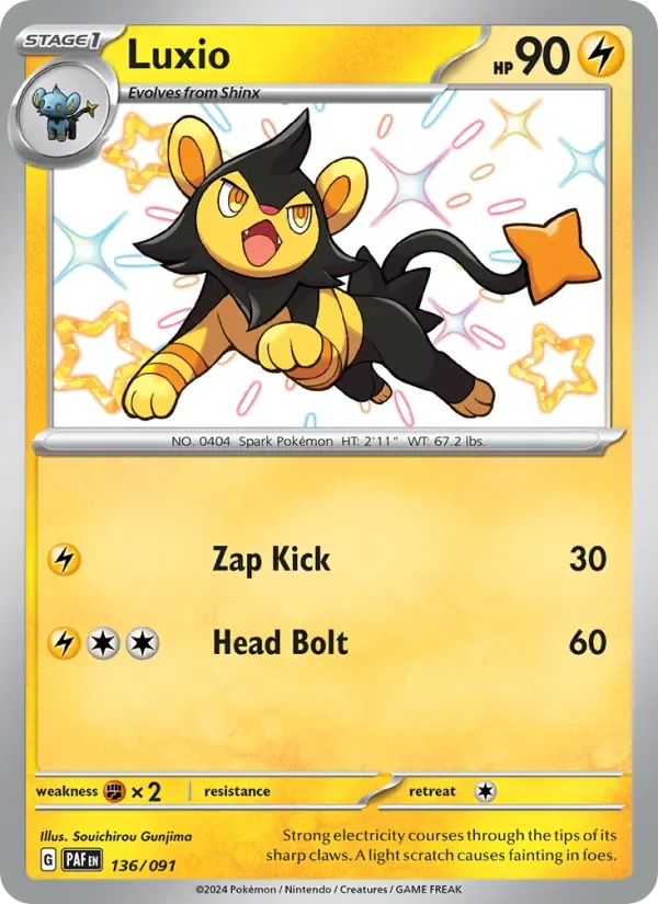 Luxio, Paldean Fates