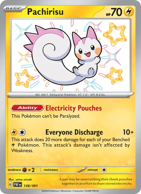 Pachirisu, Paldean Fates