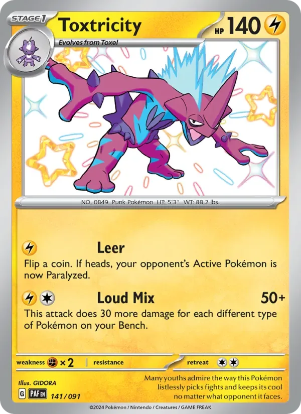 Toxtricity, Paldean Fates