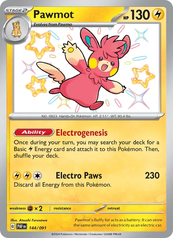 Pawmot, Paldean Fates