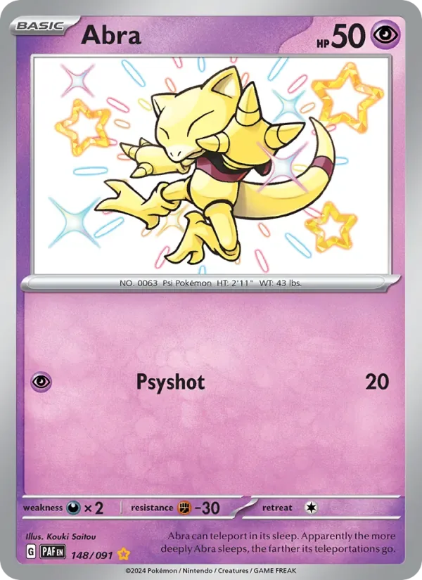 Abra, Paldean Fates
