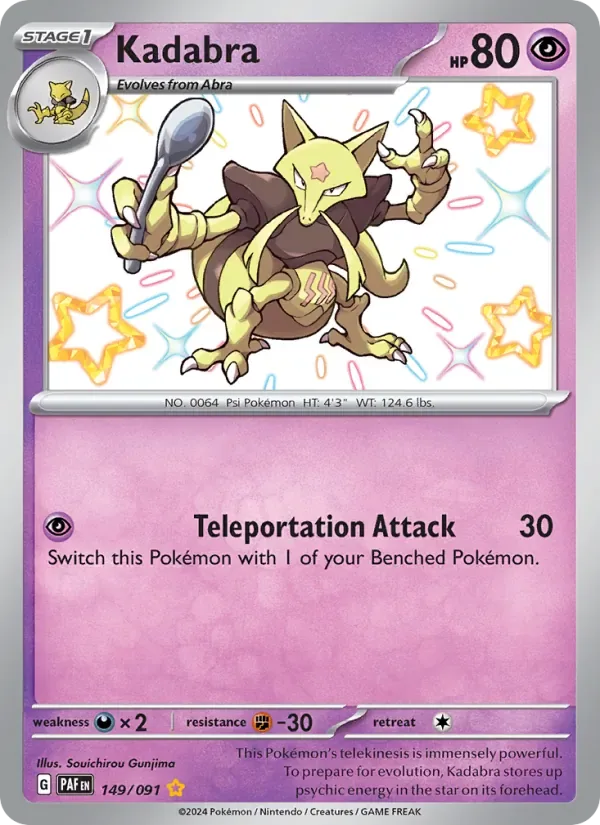 Kadabra, Paldean Fates
