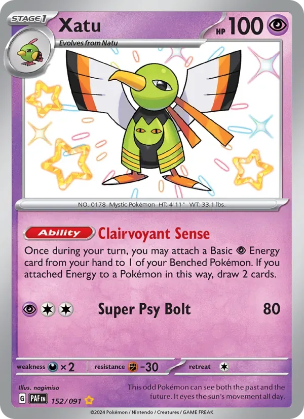 Xatu, Paldean Fates