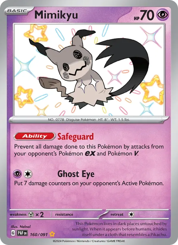 Mimikyu, Paldean Fates