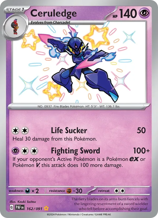 Ceruledge, Paldean Fates