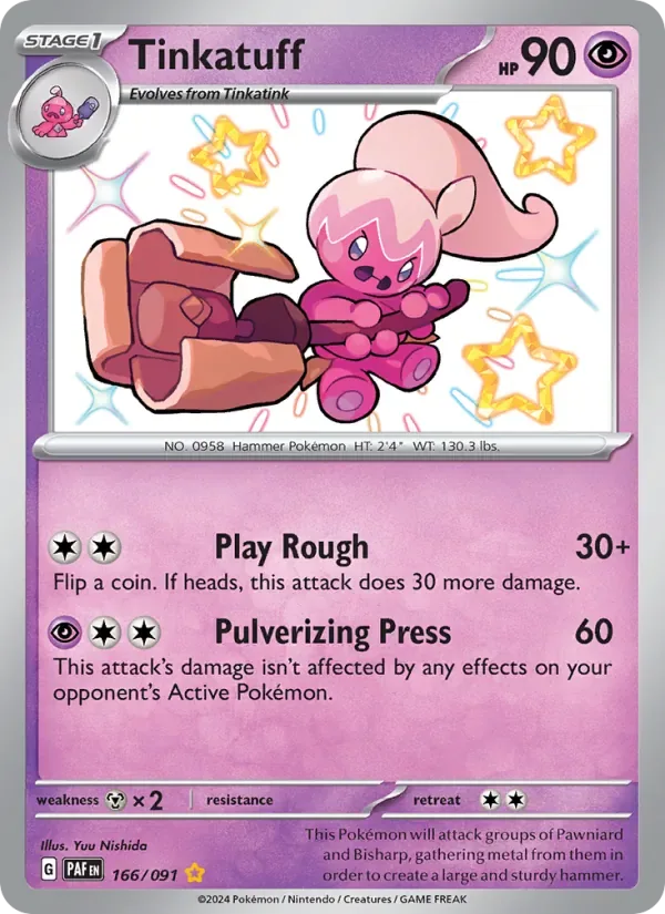 Tinkatuff, Paldean Fates